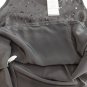 Tank Top Black Elegant Ceremony Summer Woman Sequins Luisa Vettori XL XXL New