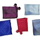 Set Clutch Bag Man / Cufflinks No Tie Silk Pure Pocketsquare Foulard Pocket