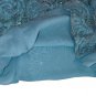 Womens Top Summer Short Elegant Sequins Baby Blue Made IN Italy Size 42 44