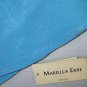 Womens Top Summer Short Elegant Sequins Baby Blue Made IN Italy Size 42 44