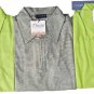 Men's Pole Summer Light short Sleeve Zipper Solid Colour lisle yarn Morgano