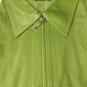 Men's Pole Summer Light short Sleeve Zipper Solid Colour lisle yarn Morgano