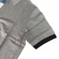 Men's Pole Summer Light short Sleeve Zipper Solid Colour lisle yarn Morgano