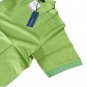 Men's Pole Summer Light short Sleeve Zipper Solid Colour lisle yarn Morgano