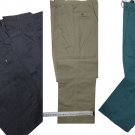 Trousers Summer Man Pure Cotton Light Solid Black Khaki Made IN Italy