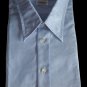 Men's Shirts Baby Blue Elegant Size 45 XXXL Worked Made IN Italy New Vintage Bit