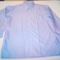Men's Shirts Baby Blue Elegant Size 45 XXXL Worked Made IN Italy New Vintage Bit