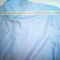Men's Shirts Baby Blue Elegant Size 45 XXXL Worked Made IN Italy New Vintage Bit