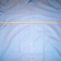 Men's Shirts Baby Blue Elegant Size 45 XXXL Worked Made IN Italy New Vintage Bit