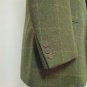 Men's Jacket Winter Fabric Green Wool Blend Cashmere 48 & 52/54 Check British