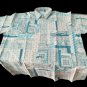 Shirt Summer Man short Sleeve Fantasy Abstract Print Size 39 New Wide