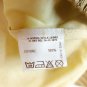 Men's Sweater Summer V Neck Mustard Light Size M Vintage Back Edges Contrast