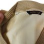 Men's Sweater Summer V Neck Mustard Light Size M Vintage Back Edges Contrast