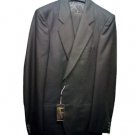 Men's Suit Sartorial 3 Pieces Black Winter Pure Wool Size 42 Slim (Ita) Occasion