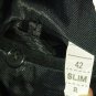 Men's Suit Sartorial 3 Pieces Black Winter Pure Wool Size 42 Slim (Ita) Occasion