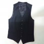 Men's Suit Sartorial 3 Pieces Black Winter Pure Wool Size 42 Slim (Ita) Occasion