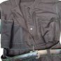 Dress Sports Black Summer Size 46 Belt Edge Vintage Pure Cotton