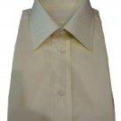 Men's Shirts Measures Small Yellow Soft United Cotton Blend Made IN Italy M/L