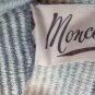 Sweater Woman Turtleneck Wool Blend Cashmere S/M Grey Striped Turtleneck Vintage