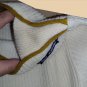 Men's Sweater Vintage Neck Boat Size L White Piece Unique Pure Wool Yachting One