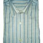 Men's Shirts Righe / Quadri Long Sleeve Flannel Blue Size 37 XS Play Winter
