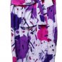 Skirt Summer Fantasy Flowers Violet Pure Cotton Sport Sizes 44 46 Sport Skirt