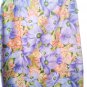 Skirt Summer Fantasy Flowers Violet Pure Cotton Sport Sizes 44 46 Sport Skirt