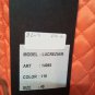 Jacket Spring Woman down Jacket Quilted Size 48it Orange Media Length New