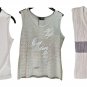 Tank Top Womens Light Grey Pearl Summer Shoulder Sleeveless Casual Fashion