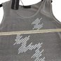 Tank Top Womens Light Grey Pearl Summer Shoulder Sleeveless Casual Fashion