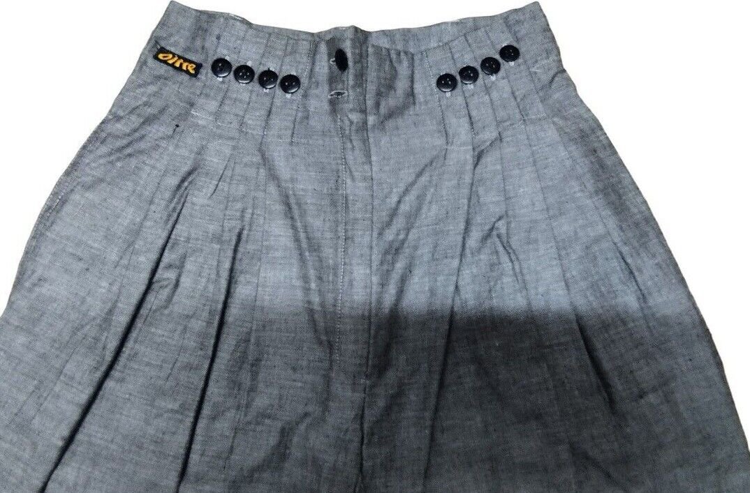 Trousers Women's Grey Oltre Summer Pure Cotton Light Millepinces