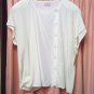 Blouse Elena Miro Woman Calibrated White Baby Blue Summer United 41 45 Viscose