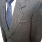 Men's Jacket Fabric 2bottoni Spring Check 100% Wool Made IN Italy Fashion 46 48