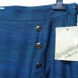 Skirt Classical Shaped Elena Miro 43 45 Blue Summer Made IN Italy Vintage