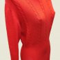 Dress Winter IN Jersey Red L Pure Wool Woman Wool Knit Dress L Size