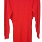 Dress Winter IN Jersey Red L Pure Wool Woman Wool Knit Dress L Size