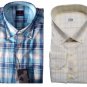 Men's Shirts Pure Cotton Button Down Check Light Fresh Pocket Ultimi Pieces