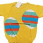 Women's Sweater Short Spring Cotton Blend Geometric Ages 70 short Sleeve Yellow