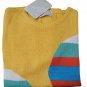Women's Sweater Short Spring Cotton Blend Geometric Ages 70 short Sleeve Yellow