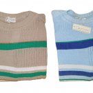 Pullover Men's Long Sleeve Pure Cotton Wrought Striped Vintage Gran Sasso Italy