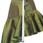 Skirts Autumn Winter Satin & Velvet Elegant Made IN Italy Black Formal Skirt