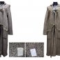 Women's Coat Vintage Knitted Wool Blend Measures Small Melange Leeds Vintage