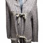 Women's Coat Vintage Knitted Wool Blend Measures Small Melange Leeds Vintage