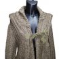 Women's Coat Vintage Knitted Wool Blend Measures Small Melange Leeds Vintage