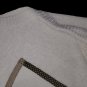 Sweater Wide Man Spring Cotton Blend Neck Boat Inserts Leather Triangle
