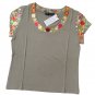 Jersey Summer Woman Viscose short Sleeve White Roberta Puccini Size 46 - 50
