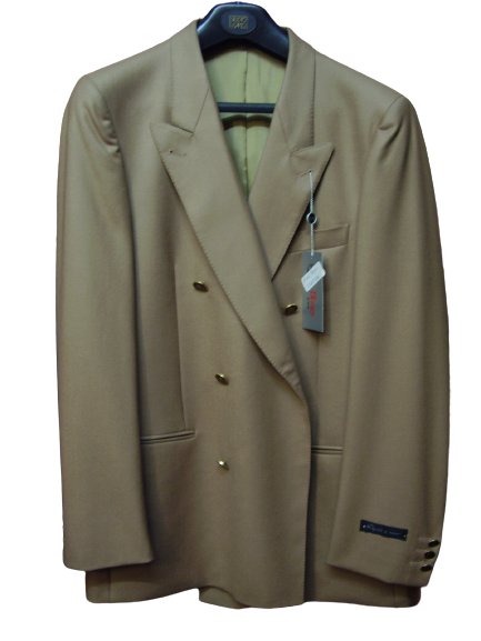 Blazer Man Double-Breasted Classic Camel 48 Spring Monti Sale Last Piece