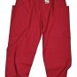 Women's Trousers Summer Pure Cotton Vita Medium High Green Red Made Italy 42-46