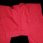 Women's Trousers Summer Pure Cotton Vita Medium High Green Red Made Italy 42-46