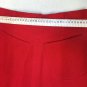 Skirt Winter Woman Red Wool Sport Casual Jeans Model Size 46 Over Salt